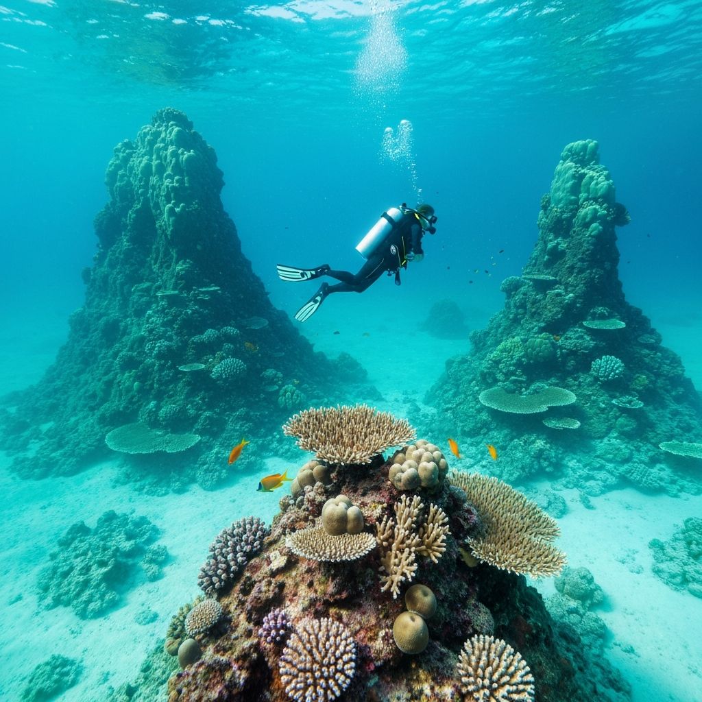 Plongée sous-marine Santorin fonds volcaniques Méditerranée