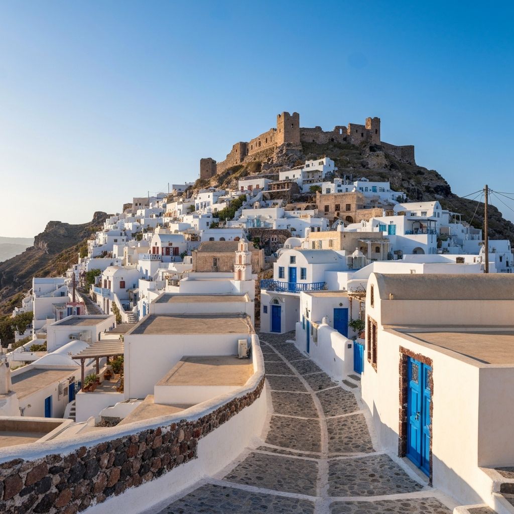 Découvrir Pyrgos à Santorin